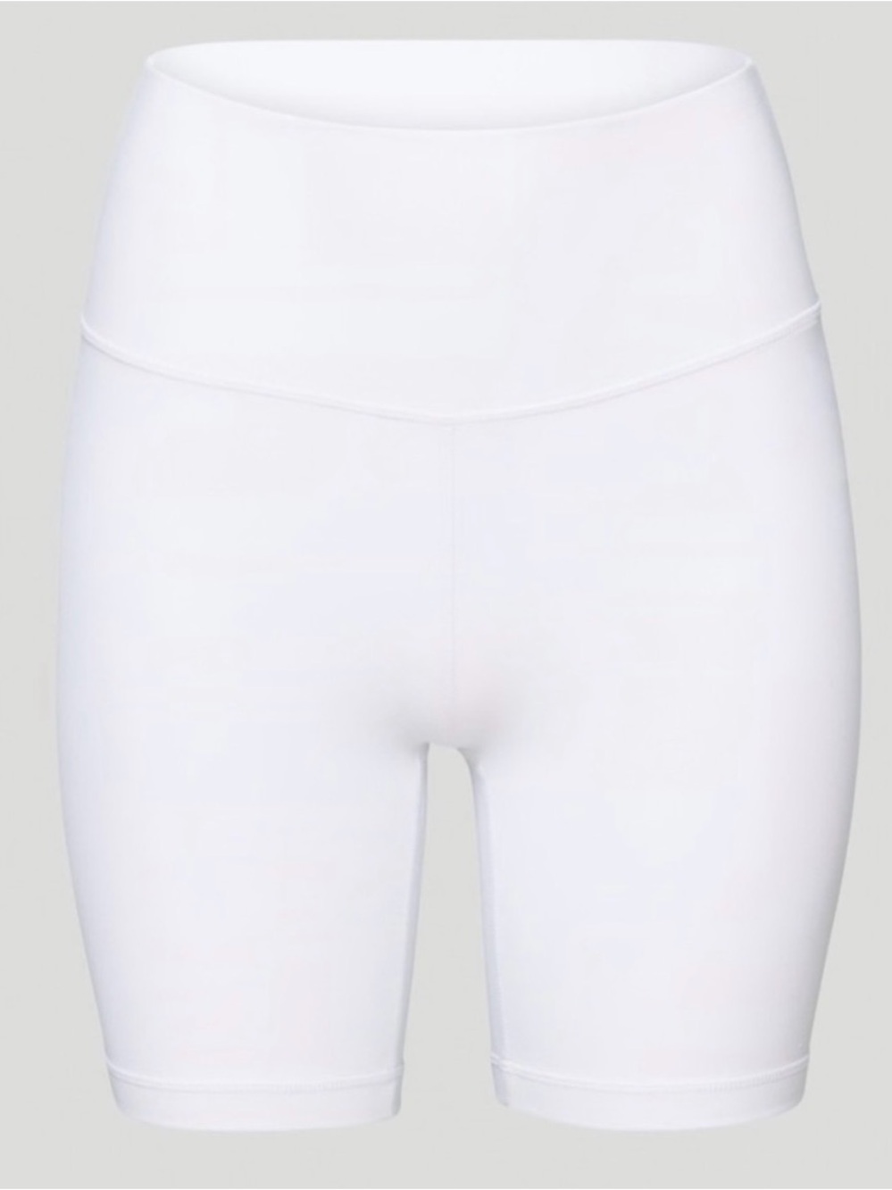 TNA butter High-Waist White Women’s 7” Biker Shorts